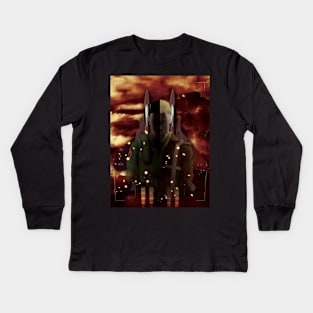 Ace Combat Zero: The Demon Lord and the Solo Wing Kids Long Sleeve T-Shirt